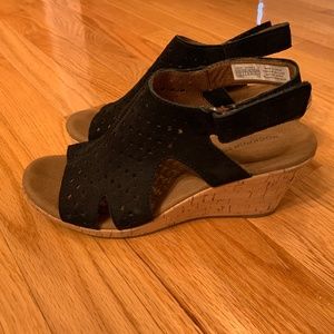 Women's Rockport Briah Hood Wedge Heel Slingback Size 7.5
